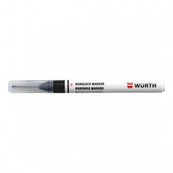 Маркер перманентный для разметки отверстий, 1,0 мм, черный