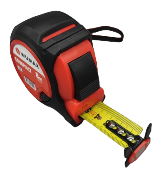 Рулетка измерительная, 8м*25мм, магнитная, 2 класс, COMPACT, WUMAX